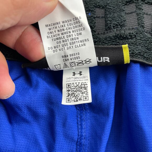 Under ARMOUR UA Track Pants Men Extra Large XL Blue Activewear New With Tags - Picture 8 of 16